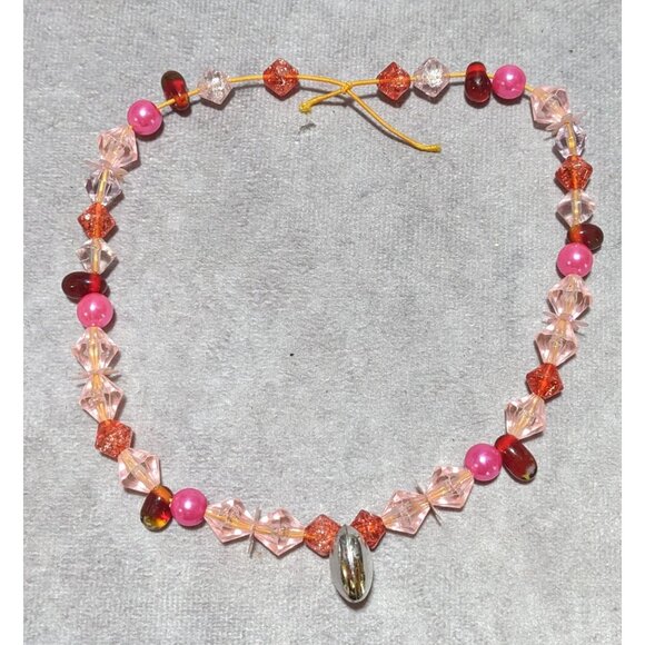 Handmade Beaded Coquette Necklace - Picture 9 of 9